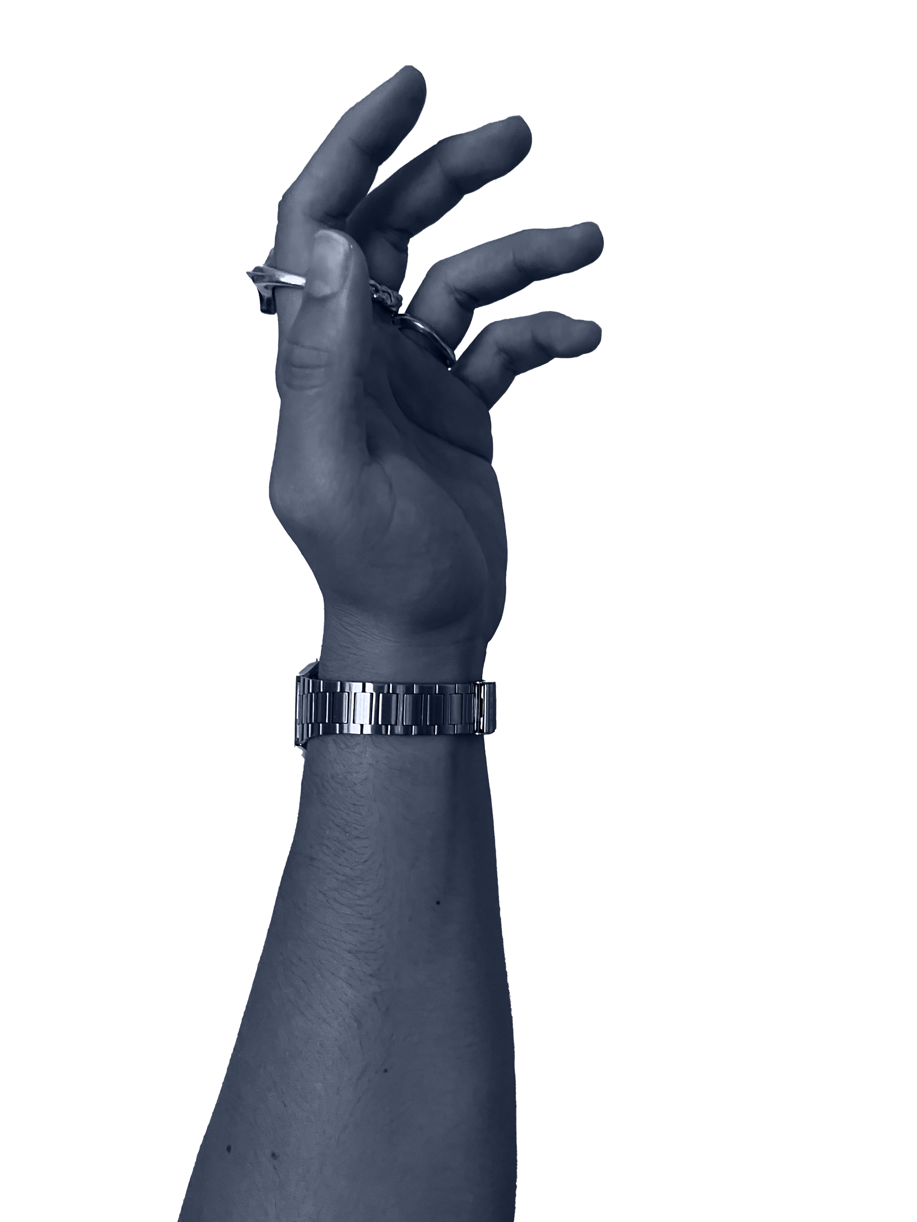 A hand reaching upwards